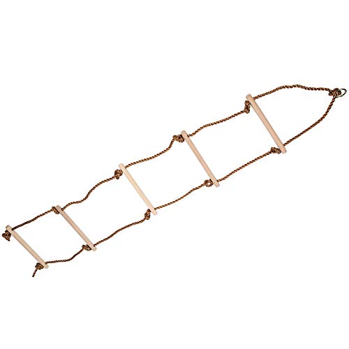Tbest Holz Kletterseil Leiter für Höhen Verstellbar Fitness Spielzeug Outdoor Spielgeräte Heim oder Holz 175cm 550g Tbest Holz Kletterseil Leiter für Höhen Verstellbar Fitness Spielzeug Outdoor Spielgeräte Heim oder Holz 175cm 550g von Tbest