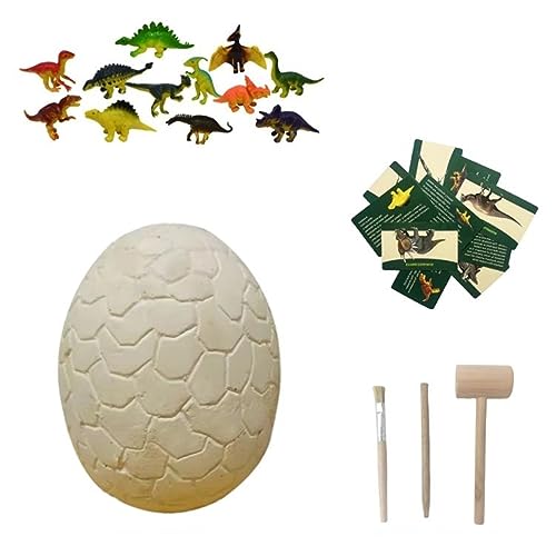 Tbest Jumbo -Dinosaurier -Eier Ausgrabungs Kit mit 12 Unterrichtskarten Graben Bildungsspielzeug für, Geeignet für ab 6 Jahren, Tonmaterial, Tonmaterial Tbest Jumbo -Dinosaurier -Eier Ausgrabungs Kit mit 12 Unterrichtskarten Graben Bildungsspielzeug für, Geeignet für ab 6 Jahren, Tonmaterial, Tonmaterial von Tbest