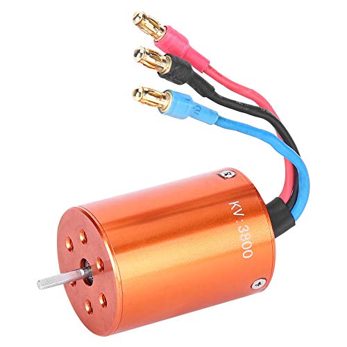 Tbest Leichtes Gewicht 3800KV Metallmotor 2838 RC -Autoboot -Zubehör, Bequemer Ersatz für RC Auto oder Bootsbenutzer von Tbest