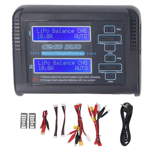 Tbest Lipo -Batterieladegerät, Smart Battery Battery RC Aircraft Battery Ladelade den Ladegerät für Lipo Li Ion Life Nicd Nimh (EU-Stecker (100-240 V)) von Tbest
