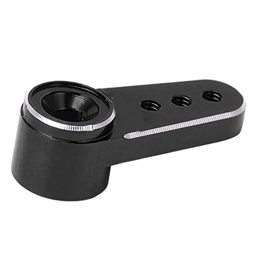 Tbest Metall 15T RC Servoarm Haltbar Stabiler Lenkarm für Axiales SCX24 1/24 Fernbedienungsauto (Black) von Tbest