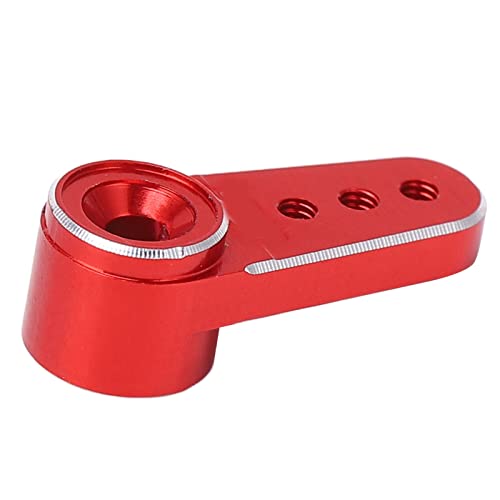 Tbest Metall 15T RC Servoarm Haltbar Stabiler Lenkarm für Axiales SCX24 1/24 Fernbedienungsauto (Rot) von Tbest