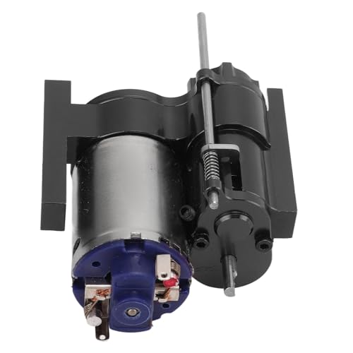 Tbest Metall-2-Gang-Getriebe, RC 2-Gang-Metallgetriebe, Hochfeste Aluminiumlegierung für 1/16 Ferngesteuerte Autos (Black) von Tbest