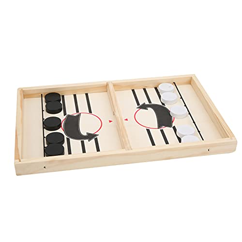 Tbest Mittelgroße Hölzerne Tischhockeyplatine G Parent -ld Interactive Desktop Battle CH Toy Board GS LDRENs Sportgeräte von Tbest
