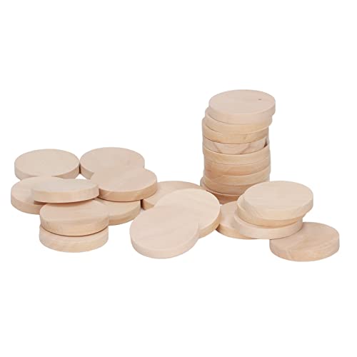 Tbest Natürliche Holzscheiben 1,2 Zoll Runde Holzmünzen 50 Stück Leeres Außenbereich für Malerei und Dekorationsplatze Holz Haltbares Material Tbest Natürliche Holzscheiben 1,2 Zoll Runde Holzmünzen 50 Stück Leeres Außenbereich für Malerei und Dekorationsplatze Holz Haltbares Material von Tbest
