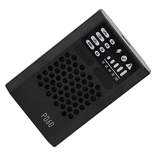 Tbest PD60 Balance-Akkuladegerät, 60 W, 3 A, Schwarzer USB-C-Eingangsanschluss, Ersatz für Life LiHv LiPo 1-4S NiMH Cd1 12 von Tbest