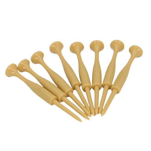 Tbest Plastikstand Ball T -Shirt Set Sturdy Leichtes Baseball -Fledermaus -Formholz -Farbballhalter für Golfplatz 8 PCs von Tbest