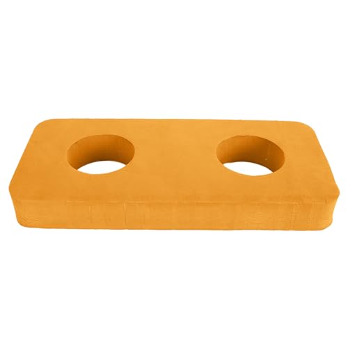 Tbest Poolnudeln-Anschluss, EVA-2-Loch-Schwimm-Schwimmstab-Anschlusshalter Verbindungsstück für Outdoor-Schwimmen Indoor-Wasseraktivitäten (ORANGE) von Tbest