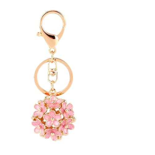Tbest Pretty Flowers Schlüsselbund, Elegantes Design für Party und Bankett, Langlebiges Legierungsmaterial, Großartiges für Familie und Mitarbeiter, Geeignet für Telefone und Taschen von Tbest