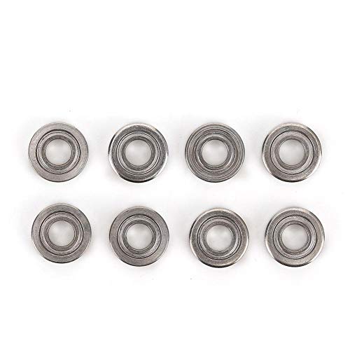 Tbest RC-Lager für Auto, 8 Stück, Metallfelgen, Kugellager, Fernbedienung, Ersatz-Lager für WLtoys 1/28 K969 K989 P929 RC Auto (3 x 7 x 2 mm) von Tbest