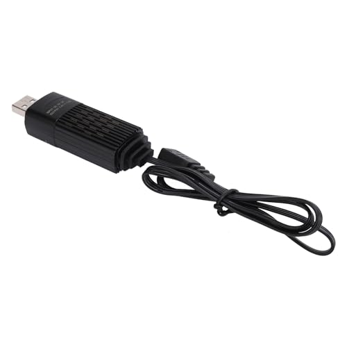 Tbest RC-Autoladegerät, Verhindert Überladung, 7,4 V 1,5 A USB-Lithium-Ionen-Akkuladegerät für MJX RC-Auto mit 49 cm Kabel für Wandladegerät, Autoladegerät, Laptop von Tbest