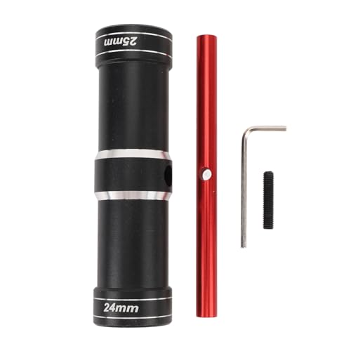 Tbest RC -Autorad -Sechskantschlüssel, Aluminiumlegierung 4,0 Mm 5,5 Mm 24 Mm 25 Mm Sechskant Sechskantschlüsselschlüssel Kreuzschlüssel für Arrma 1/5 RC Auto (Rot) von Tbest