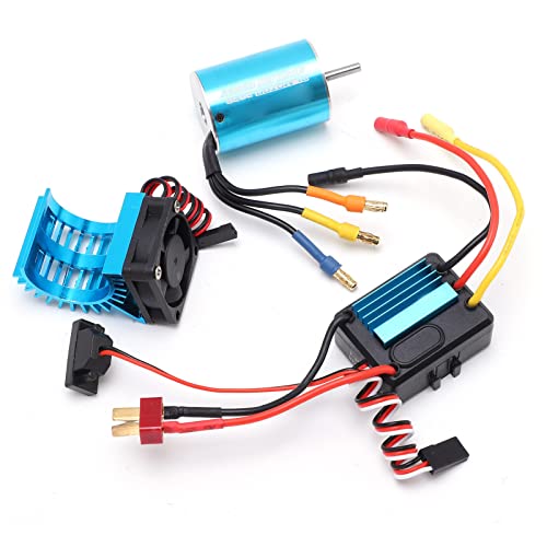 Tbest RC-Brushless-Motor-Set, 4500KV ESC-Kühlkörper, Ferngesteuerte Autos, LKWs mit 35A ESC-Kühlkörper-Combo-Set für 1/14 1/16 1/18 RC-Car Tbest RC-Brushless-Motor-Set, 4500KV ESC-Kühlkörper, Ferngesteuerte Autos, LKWs mit 35A ESC-Kühlkörper-Combo-Set für 1/14 1/16 1/18 RC-Car von Tbest