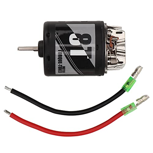 Tbest RC Car Brushed Motor, 540 Brushed Motor RC Car Boat Parts mit Austauschbarer Kohlebürste für 1/10 Axial Crawler RC Car (TM540-8T) von Tbest