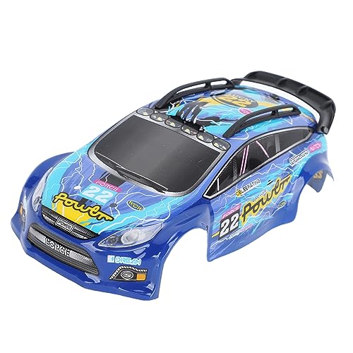 Tbest RC-Car-Shell-Abdeckung, Leichte RC-Car-Ersatzkarosserieabdeckung aus Kunststoff mit Licht für Wltoys 284010 1/28 RC-Car von Tbest