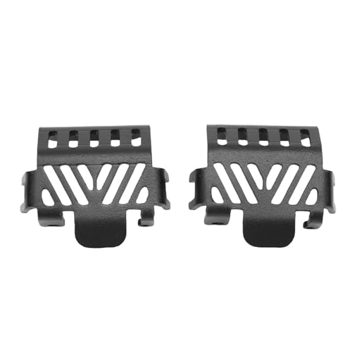 Tbest RC -Chassis -Rüstung, Kompatible Leichtmetallachse -Skid -Platten -Protektor -Chassis -Rüstung für 1/10 RC Crawler Car von Tbest