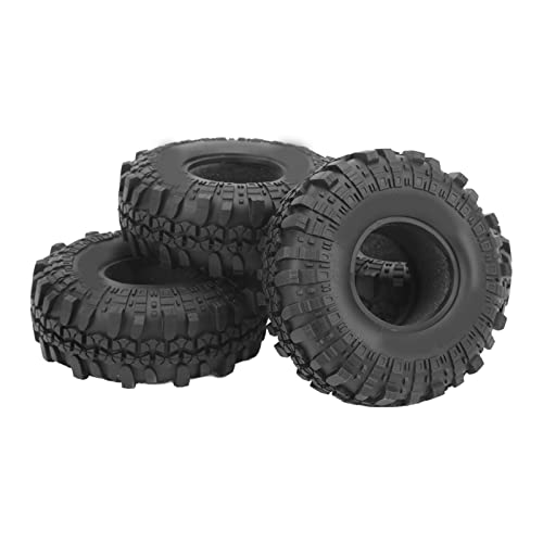 Tbest RC Crawler Black Gummireifen Resistent Gegen für MN999 RC -Auto, 110 -mm Reifen mit Gutem Griff für EIN Stabiles Fahrerlebnis Tbest RC Crawler Black Gummireifen Resistent Gegen für MN999 RC -Auto, 110 -mm Reifen mit Gutem Griff für EIN Stabiles Fahrerlebnis von Tbest
