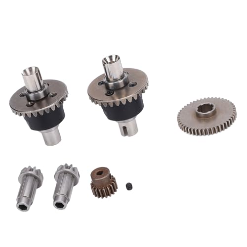 Tbest RC -Differentialgetriebe, Legierte Bauhärte Metalldifferentiale und Zahnräder für SCY 1/16 RC -Autos Geeignet von Tbest