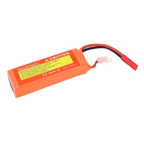 Tbest RC -Drohne Lipo -Batterie, 11,1 V 5000mAh 45C Flugzeugbatterie mit 4,0 Bananenanschluss für FPV -Drohne Quadcoper RC Hubschrauber von Tbest