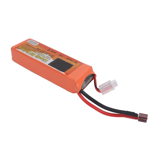 Tbest RC -Drohnen -Batterie, 11,1 V 5000mAh 45C Lithiumbatterie mit T -Stecker für Ferngesteuerte Quadcopter Bürstenlose Segelflugzeuge Hubschrauber und Boot von Tbest
