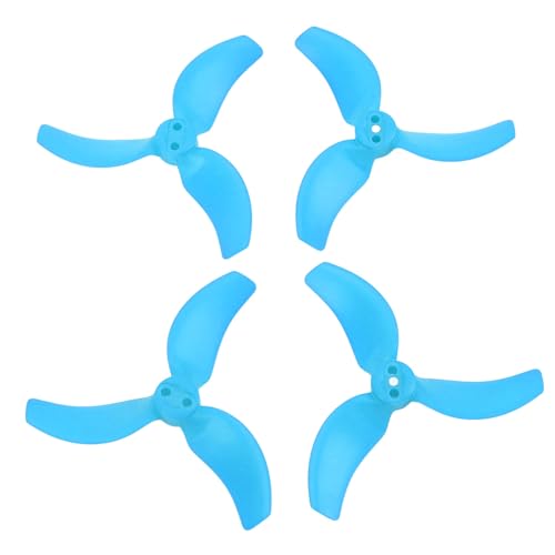 Tbest RC -Drohnen -Propeller, PC Leichte 3 Blätter Propeller Ersatz für Avata 2 3032s FPV -Drohne (2 Paare) (Blue) von Tbest