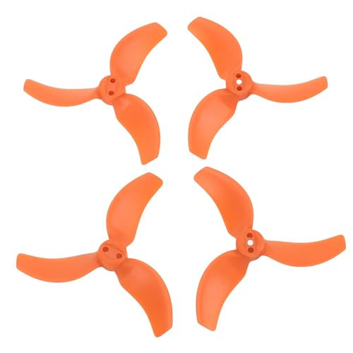 Tbest RC -Drohnen -Propeller, PC Leichte 3 Blätter Propeller Ersatz für Avata 2 3032s FPV -Drohne (2 Paare) (ORANGE) von Tbest
