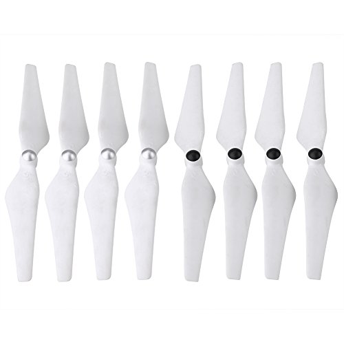 Tbest RC Drone Propellerblätter, 8 Stück/Set CW CCW Propellerblätter Selbsthemmendes Quadcopter-Zubehör für DJI Phantom 2/3/3PRO/FC40/E300 Tbest RC Drone Propellerblätter, 8 Stück/Set CW CCW Propellerblätter Selbsthemmendes Quadcopter-Zubehör für DJI Phantom 2/3/3PRO/FC40/E300 von Tbest