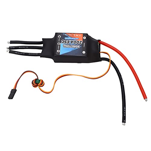 Tbest RC Elektronischer Geschwindigkith -Regler, Berufseller 5V 3A Bec BidireKtionaler Bürstenloser Esc 200A RC Bürstloser Esc für Auto -Auto Boot Tbest RC Elektronischer Geschwindigkith -Regler, Berufseller 5V 3A Bec BidireKtionaler Bürstenloser Esc 200A RC Bürstloser Esc für Auto -Auto Boot von Tbest