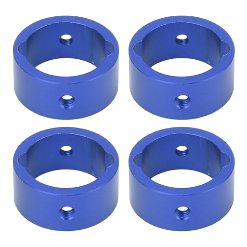 Tbest RC -Gelenkbecher -Verstärkungsring, 4pcs Aluminium Ersatz -Upgrade -Teile Antriebsärmel Schützen Ring für XRT 8S 1/6 Autos (Blue) von Tbest