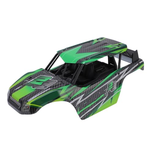 Tbest RC -Karosserieschale, 1:18 Skala PVC Leichtes Haltbares RC -Autozubehör -Karosserie -Schale für Fernbedienungsfahrzeug (Green) von Tbest