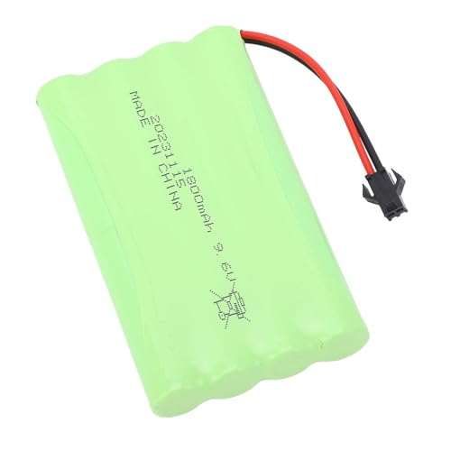 Tbest RC Lithiumbatterie, 9,6 V 1800mAh Fernbedienung Lithium -Batterie Ersatzteile Austausch für RC -Autokattzugswagen Tbest RC Lithiumbatterie, 9,6 V 1800mAh Fernbedienung Lithium -Batterie Ersatzteile Austausch für RC -Autokattzugswagen von Tbest