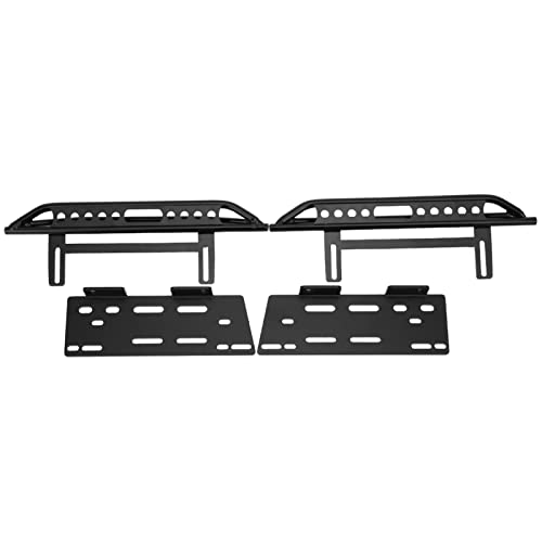 Tbest RC Metall-Seitenpedal, Metall-Seitenschrittbrett für Axial SCII 90046 Crawler 1/10 RC-Auto, Plattensimulations-Fußpedal, RC-Seitenbrett RC Crawler-Seitenpedal von Tbest