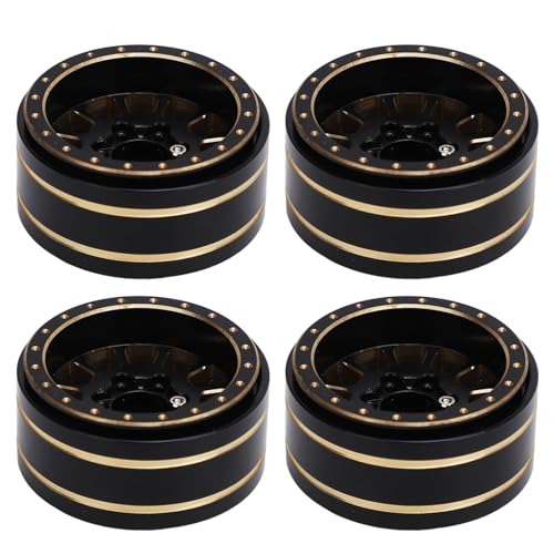 Tbest RC -Reifen, Anti -Slip -4pcs 1,2 -Zoll -Messing -Beadlock -Radnabe für SCX24 FMS24 1/24 RC -Auto Tbest RC -Reifen, Anti -Slip -4pcs 1,2 -Zoll -Messing -Beadlock -Radnabe für SCX24 FMS24 1/24 RC -Auto von Tbest