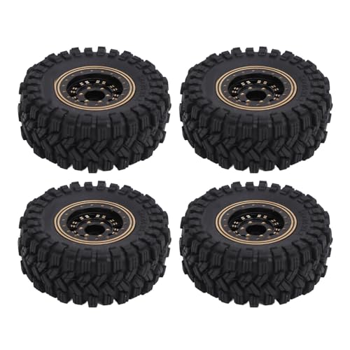 Tbest RC -Reifen, Universal Good Grip 4pcs 1,2 Zoll Messing Wheel Hub -Hub -Reifen für SCX24 FMS24 1/24 RC -Auto Tbest RC -Reifen, Universal Good Grip 4pcs 1,2 Zoll Messing Wheel Hub -Hub -Reifen für SCX24 FMS24 1/24 RC -Auto von Tbest