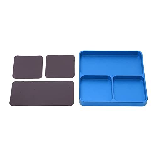 Tbest RC-Reparatur-Schraubenablage, Kollisionsbeständig, Magnetisch, Exquisites Aussehen, RC RepTool T für Ferngesteuertes Auto (Blue) von Tbest