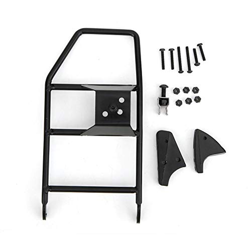 Tbest RC Reserverad Sitz, Schwarz Metall Reserverad Rahmen für 1/10 Land Cruiser LC80 Simulation Klettern Spielzeugauto(schwarz) von Tbest