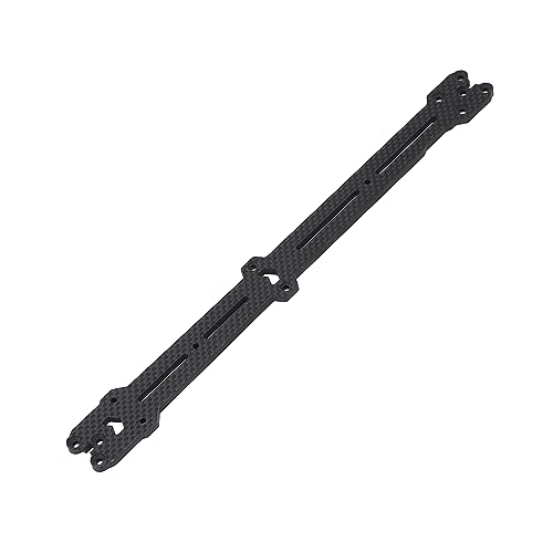 RC Second Floor Board, 265 Mm Radiofach Second Floor Board Ersatzteile Fiber Black High Strength für XV02 1/10 RC Car von Tbest