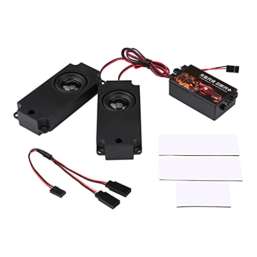 Tbest RC-Sound-Simulator, Echter Motor-Sound-Simulator, Motormodul-Simulator-Zubehör für RC Racing Drifting Cars Tbest RC-Sound-Simulator, Echter Motor-Sound-Simulator, Motormodul-Simulator-Zubehör für RC Racing Drifting Cars von Tbest