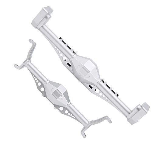 Tbest RC Vorder-Hinterachsgehäuse RC Crawler Autoteile Zubehör Haltbarkeit Vorder-Hinterachsgehäuse für Axial Capra 1.9 UTB (Silver) von Tbest