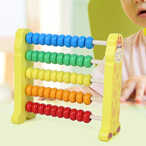 Tbest Rahmen Zählen, Rahmen für Arithmetikregal Mathematikspielzeug Hölzerne Lernspielzeug für Baby Baby Mädchen Tbest Rahmen Zählen, Rahmen für Arithmetikregal Mathematikspielzeug Hölzerne Lernspielzeug für Baby Baby Mädchen von Tbest