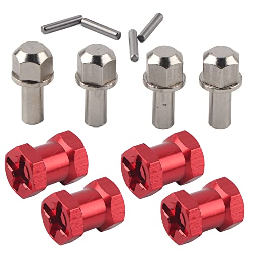 Tbest Rc 12Mm Hex Radnabe Metall Adapter Für Hsp Redcat Fernbedienung Crawler Räder Reifen Auto Modell Zubehör (Länge 17mm) von Tbest