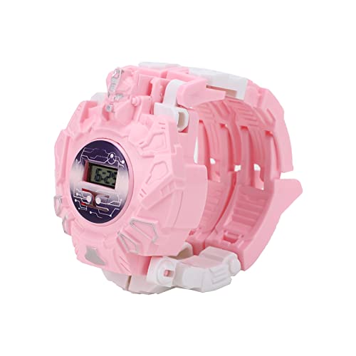 Tbest Roboter, Roboter -Roboter - Deformierte Elektronische Handgelenks Uhren -Pädagogikspielzeuggeschenk für (PINK) von Tbest