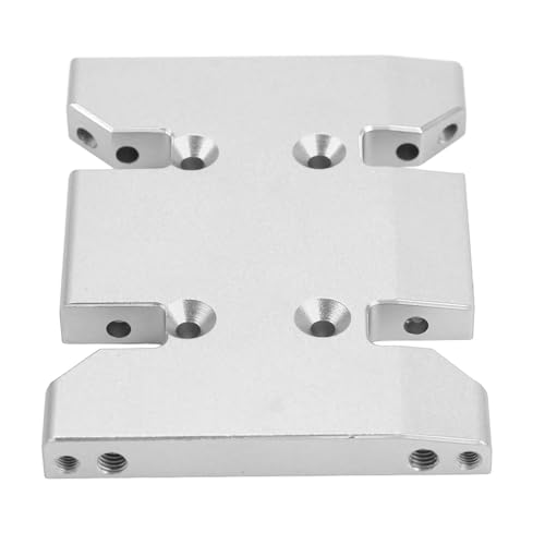 Tbest Skidplatte, Aluminiumlegierung Hochfestes Getriebe -Getriebe -Montag -Zubehör für SCX10 Pro RC -Autos (Silver) von Tbest