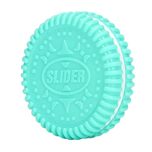 Tbest Slids -Spielzeug der Stressabbau, Kunststoffmagnetschieber für Reizbarkeit, Perfektes für Konzentration, Kompakte Kekse Geformte Zappelspielzeug (Minzgrün) von Tbest