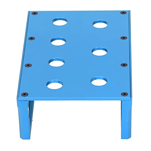 Tbest Tragenresistente Aluminiumlegierung 1/8 1/10 RC -Auto Arbeitsständer - Stabile Arbeitsplattform für RC LKW Skalen, Einfacher Betrieb (Blue) von Tbest