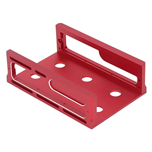 Tbest Tragenresistente Aluminiumlegierung 1/8 1/10 RC -Auto Arbeitsständer - Stabile Arbeitsplattform für RC LKW Skalen, Einfacher Betrieb (Rot) von Tbest