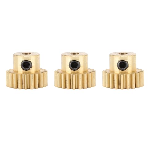 Tbest Zahnräder, Portal 3PCS Kupfer M0.8 3.175 Mm Durchmesser RC -Autotraffer Austausch für RC -Auto (17T) von Tbest