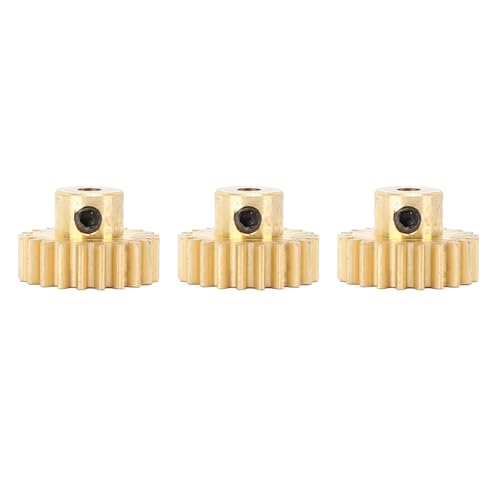 Tbest Zahnräder, Portal 3PCS Kupfer M0.8 3.175 Mm Durchmesser RC -Autotraffer Austausch für RC -Auto (23T) von Tbest