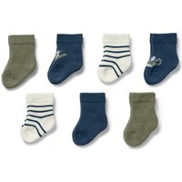 Tchibo - 7 Paar Baby-Socken - Herren - Gr. 13-15 - creme von Tchibo