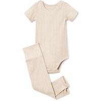 Tchibo - Baby-Body und -Leggings - Baby - Gr. 74/80 - creme von Tchibo